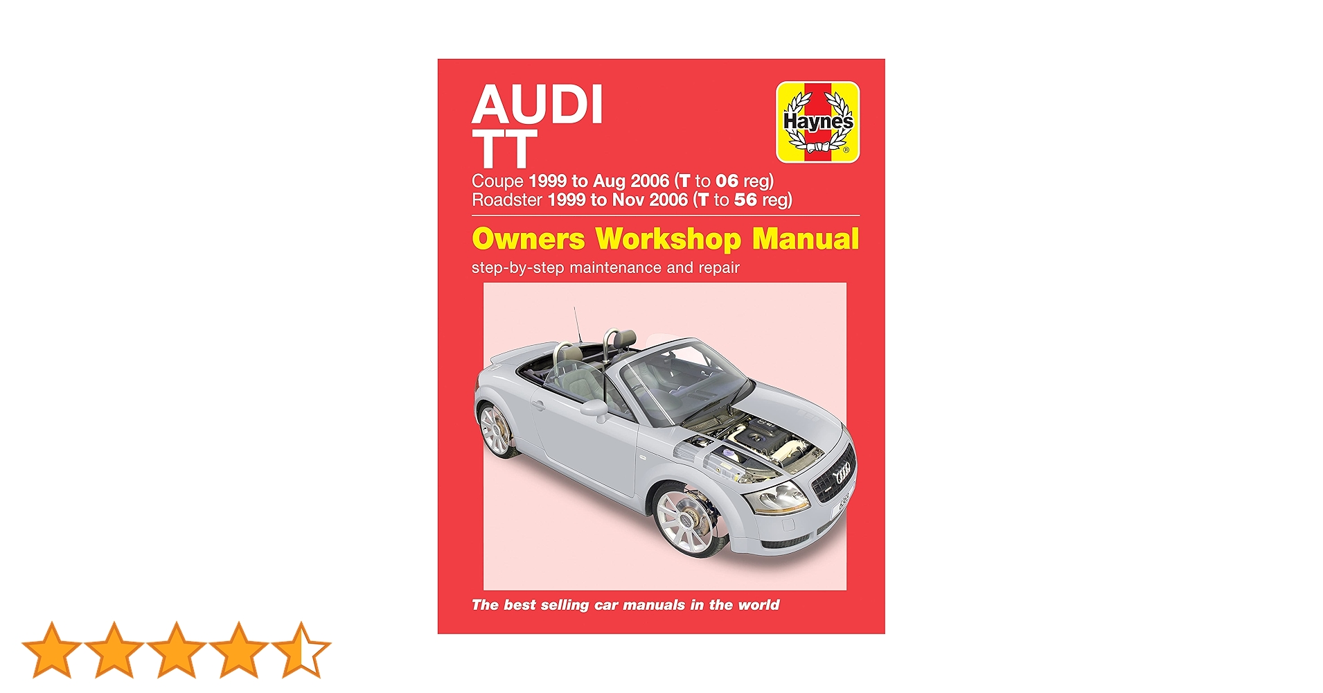 Amazon | Audi TT (99 to 06) T to 56 Haynes Repair Manual